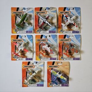 Matchbox 2005-07 Sky Busters Lot of 8 Die Cast Cessna Airplanes & More